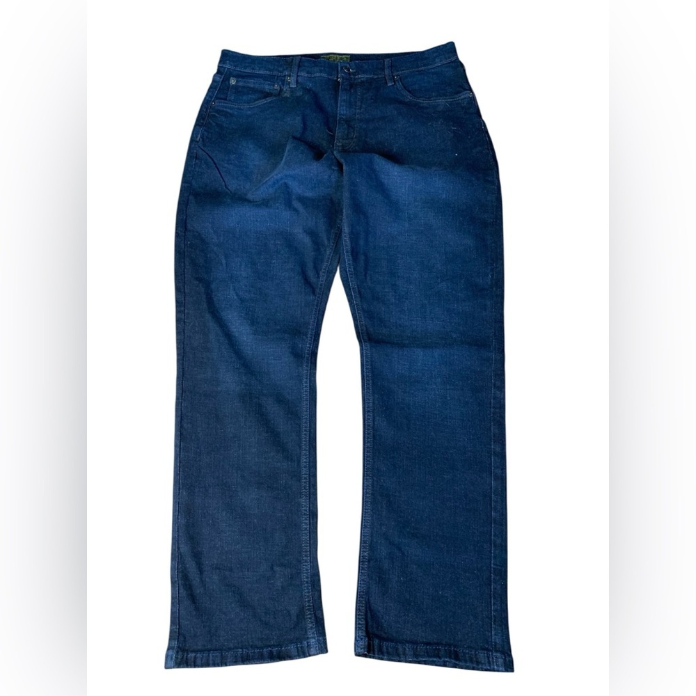 Urban Star Men's Relaxed Fit Straight Leg Stretch Jeans Dark Wash 38x31